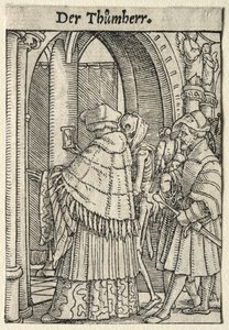 Dødedansen: Kanonen. af Hans Holbein