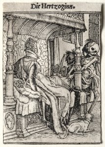 Dødedansen: Hertuginden af Hans Holbein