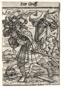 Dødedansen: Jarlen, ca. 1526. af Hans Holbein