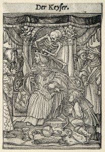 Dødedansen: Kejseren af Hans Holbein