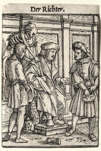 Dødedansen: Dommeren af Hans Holbein