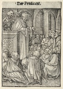 Dødedansen: Prædikanten af Hans Holbein