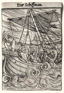 Dødedansen: Sømanden af Hans Holbein