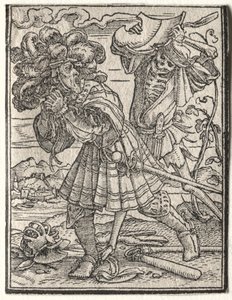 Dødedansen: Greven eller jarlen. af Hans Holbein