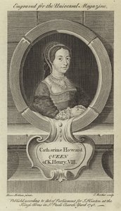 Catharine Howard, dronning af kong Henry VIII af Hans Holbein der Jüngere