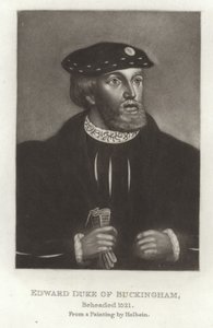 Edward Duke af Buckingham af Hans Holbein der Jüngere