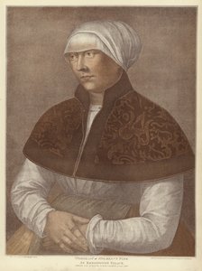 Elsbeth, hustru til Hans Holbein (akvatint)
