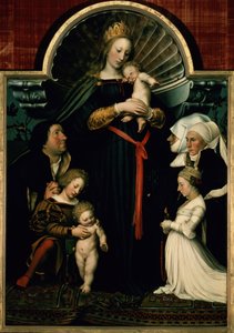 Madonna af Burgermeister Meyer af Hans Holbein der Jüngere