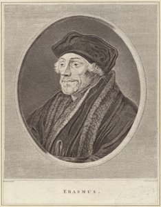 Portræt af Desiderius Erasmus af Hans Holbein der Jüngere