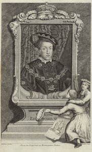 Portrait of Edward VI of England af Hans Holbein der Jüngere