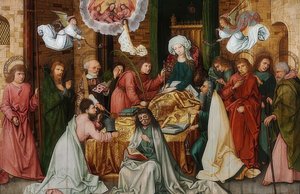 Den salige Moder Marias død. 1492