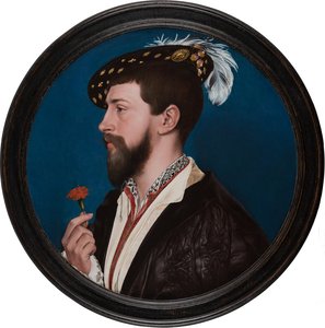 Portræt af Simon George af Cornwall , ca. 1535-40 (mixed media på egetræ) af Hans Holbein the Elder