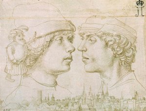 Portræt af kunstnerens søn, 1514. af Hans Holbein the Elder