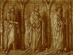 Willibald, Lucia og Katharina af Hans Holbein the Elder