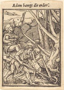 Adam ryster jorden af Hans Holbein der Jüngere