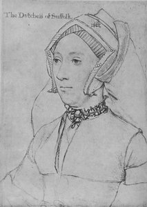 Catherine Willoughby, c1532-1543 1945 af Hans Holbein der Jüngere