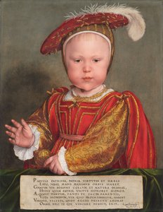 Edward VI som barn af Hans Holbein der Jüngere