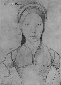 Grace, Lady Parker, c1540-1543 1945 af Hans Holbein der Jüngere