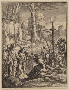 Jesus konfronterer sine modstandere af Hans Holbein the Younger