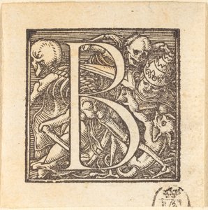 Bogstav B af Hans Holbein der Jüngere