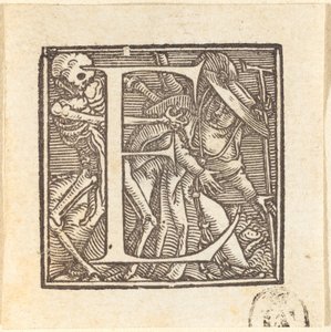 Bogstav E. af Hans Holbein der Jüngere