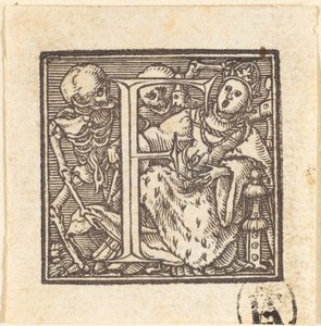 Bogstav F af Hans Holbein der Jüngere