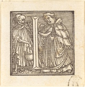 Bogstav L af Hans Holbein der Jüngere