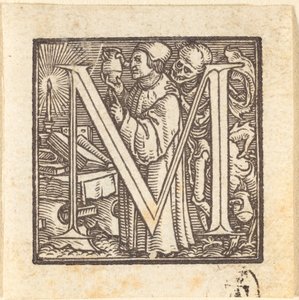 Bogstav M af Hans Holbein der Jüngere