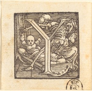 Bogstav Y af Hans Holbein der Jüngere
