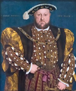 Portræt af Henrik VIII af Hans Holbein der Jüngere