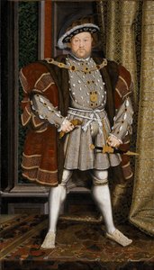 Portræt af Henrik 8. af Hans Holbein the Younger