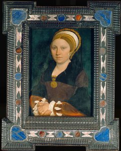 Portræt af en engelsk dame, efter 1540 (maleri på egetræ)