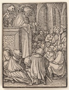Præsten, fra Dødedansen af Hans Holbein the Younger