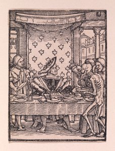 Kongen, fra "Dødedansen" af Hans Holbein the Younger