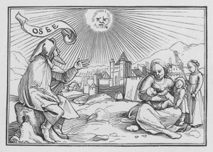 Hoseas profeti, Hoseas I, 1 af Hans Holbein der Jüngere