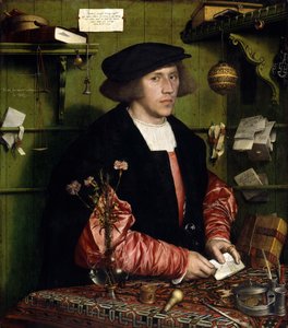 Købmanden George Gisze (1497-1562) af Hans Holbein the Younger