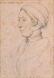 Ukendt Lady Anne Boleyn, 1536 af Hans Holbein der Jüngere