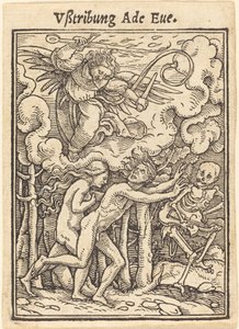 Vßtribung Ade Eue af Hans Holbein der Jüngere