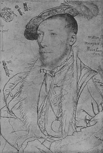 William Parr, Marquess of Northampton, c1538-1542 1945 af Hans Holbein der Jüngere