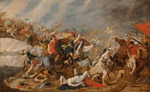 Slaget om amazonerne af Hans Jordaens III