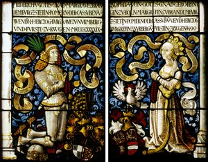 Markgreve Frederik af Brandenburg-Ansbach 1460–1536 og hans kone Sophia Jagiellon 1464–1512, 149 af Hans Kamberger
