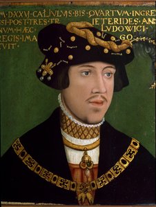 Portræt af Ludvig II af Ungarn