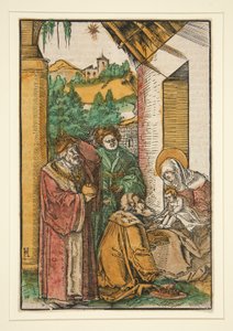 Tilbedelse af Magi af Hans Leonard Schaufelein