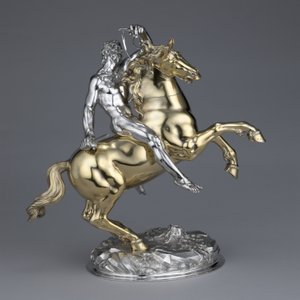 Hest og Rytter, 1630 af Hans Ludwig Kienle