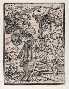 Greven, fra Dødedansen, ca. 1526, udgivet 1538.
