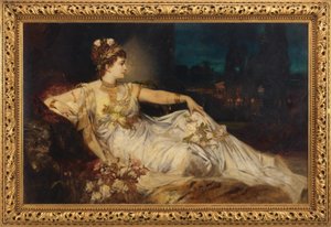 Charlotte Wolter (1834-1897) som "Messalina" i "Arria og Messalina" af Adolf von Wilbrandt af Hans Makart