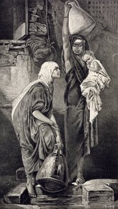 Egyptiske kvinder tegner vand af Hans Makart
