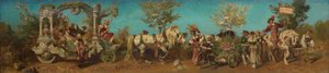 Udkast til festoptoget 1879 - Havebrug af Hans Makart