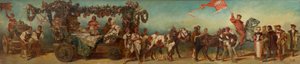 Udkast til festoptoget i 1879 – Kødrygerne af Hans Makart