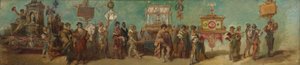 Udkast til festoptoget i 1879 - Pottemagerne og glarmestrene af Hans Makart